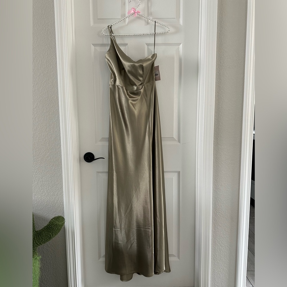 Brand new! Moss Green Birdy Gray Dress